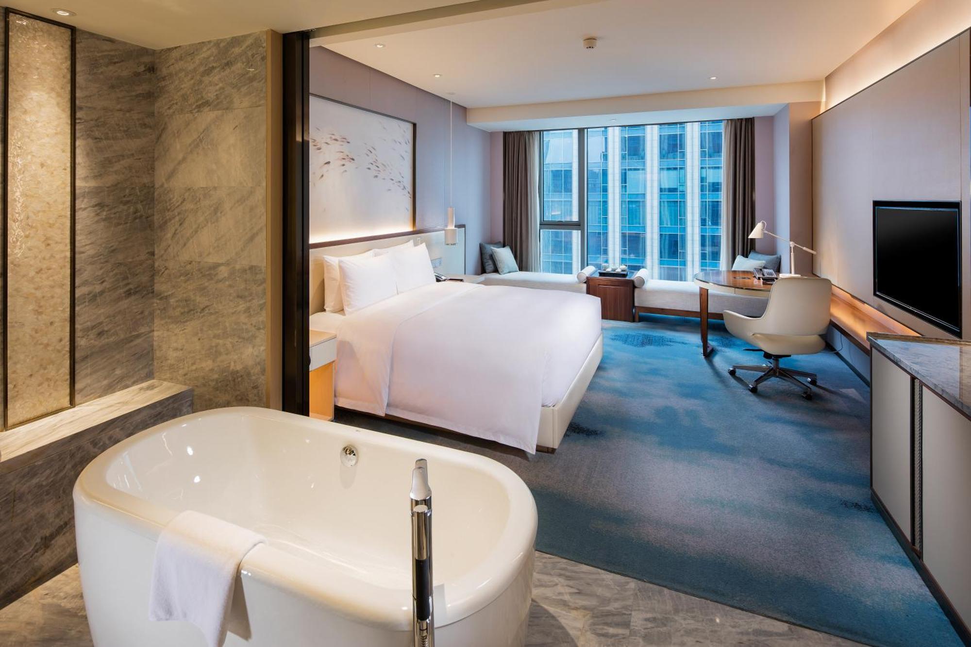 Hilton Quanzhou Riverside Exteriör bild